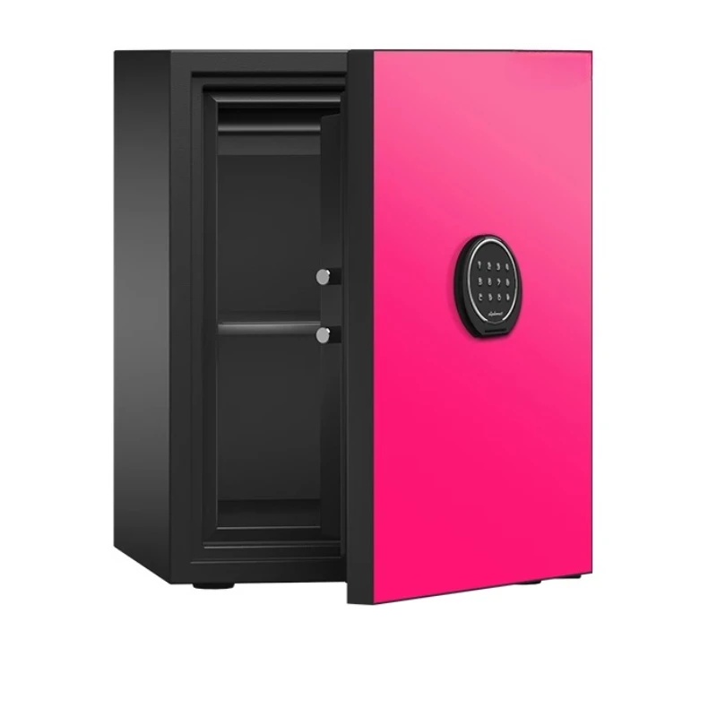 

Rose red safe household anti-theft, fireproof and waterproof password key