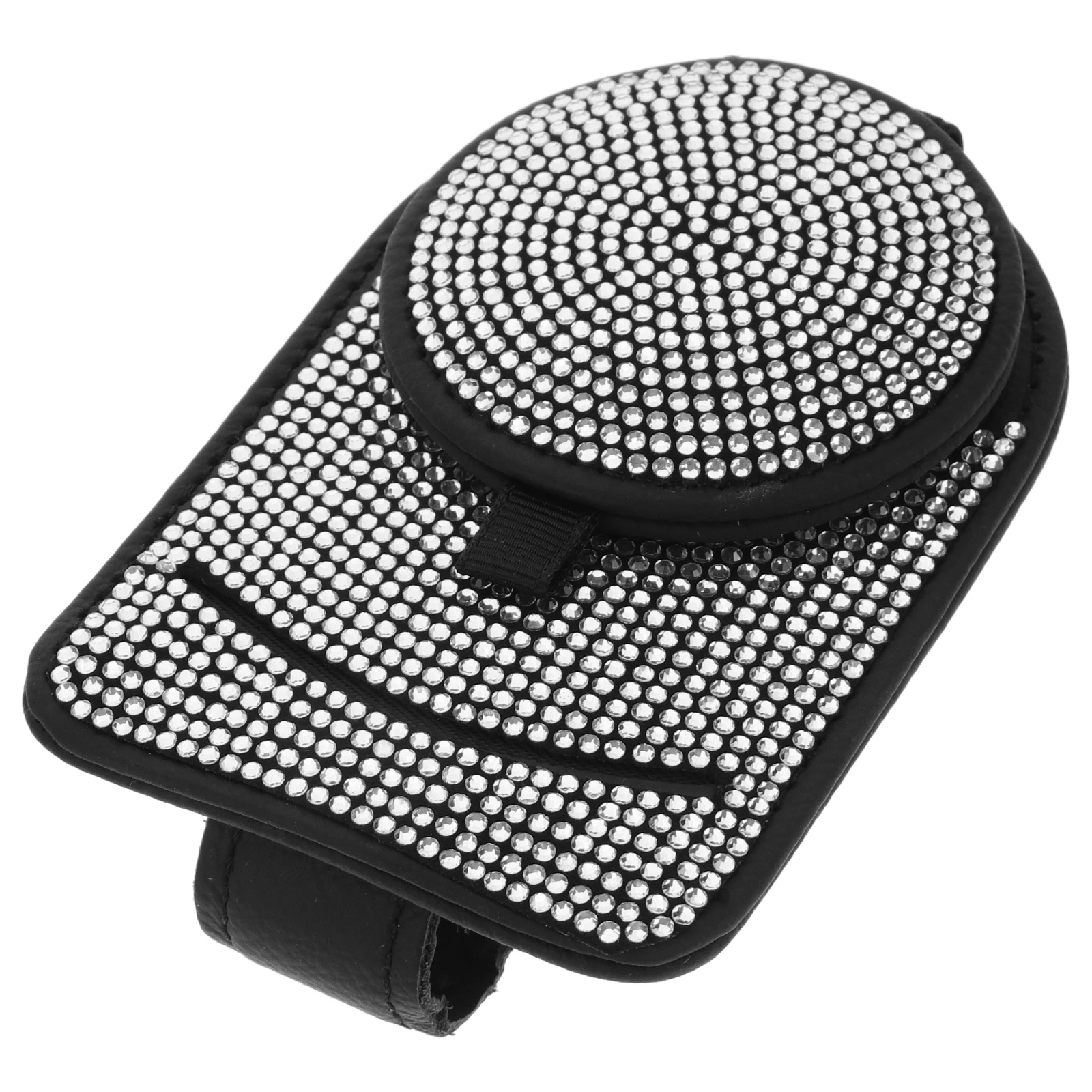 

Sunglasses Clip Eyeglass Holder White Diamond Storage Accessories Bling Car Visor Glasses Holder Sunglass Clip For Car Visor