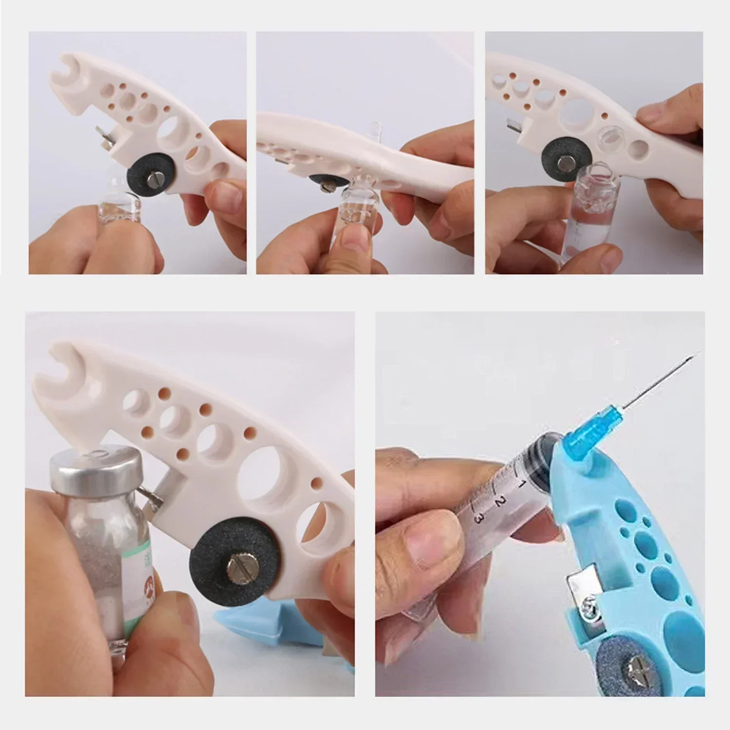 Medical ampoule opener nursing glass ampule bottle opener nurse assistant medical tool aluminum bottle open
