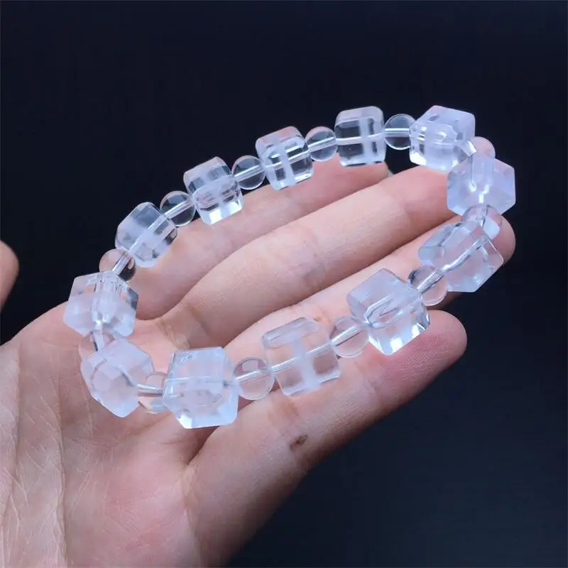 

Natural White Garden Quartz Bracelet Women Fashion Charm Crystal Healing Energy Gemstone Yoga Jewelry 1PCS