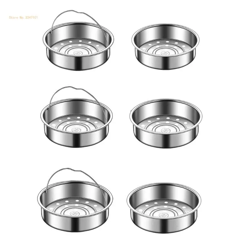 

Steamers Basket High Efficiency Stainless Steel Steaming Insert for Kitchen Use Dropship