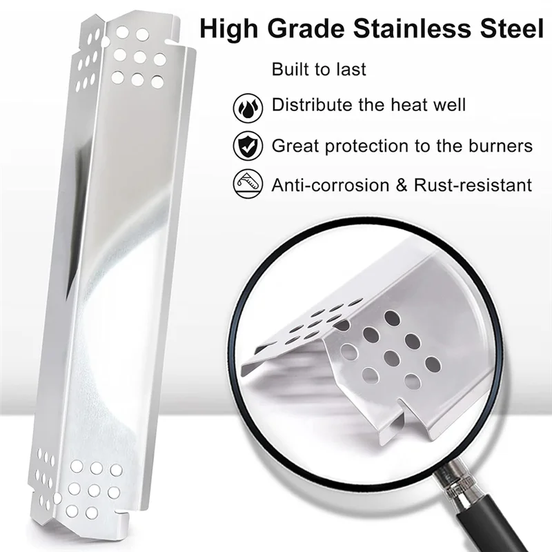 

Grill Hot Plate, Fire Barrier Enamel Hot Plate Flame Mash Stainless Steel Grill Heating Tent For Nexgrill 720-0888-New