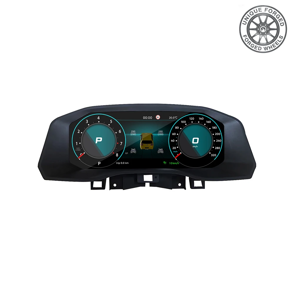 

Foforfor Car Digital Dashboard Multi-functional Dash Panel Board for Amarok 2017-2020 LCD Instrument Meter Screen