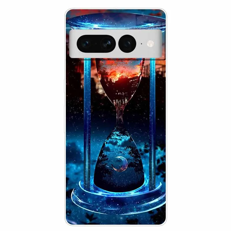 Etui na Google Pixel 8 Pro / 7 7Pro Cover Pixel 8Pro Silicone Soft TPU Clear Funda dla Google Pixel 8 5G Phone Shells Animals