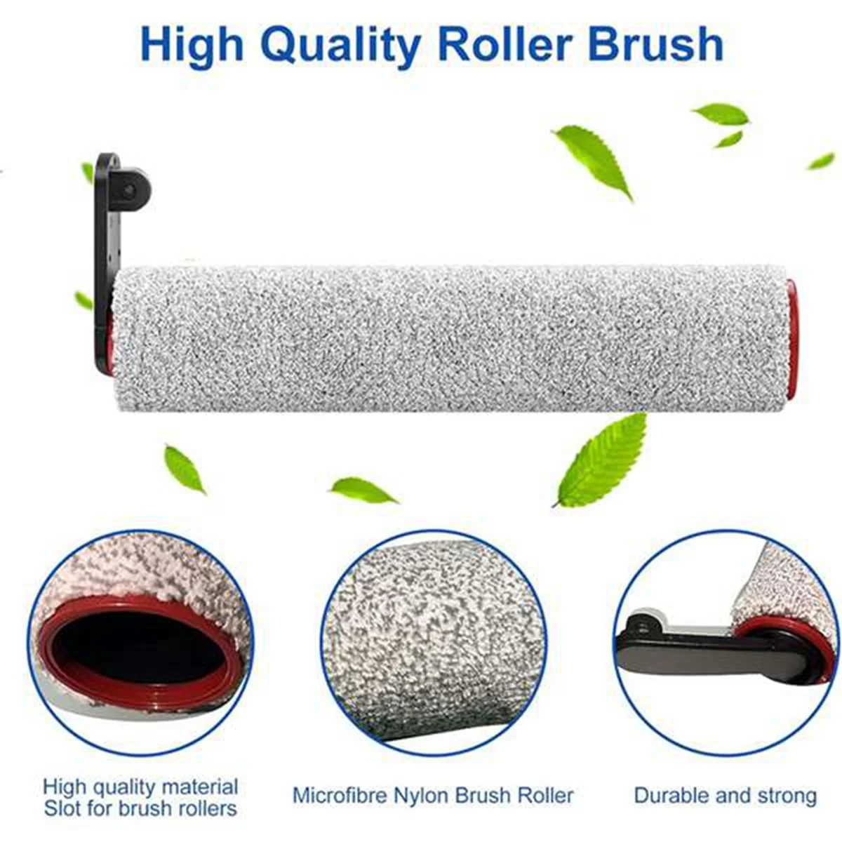 For Dreame H12 Pro/H12 Plus/H12 Core Soft Roller Brush Spare Parts Wet Dry Vacuum Cleaner Roller Hepa Filter Accessories