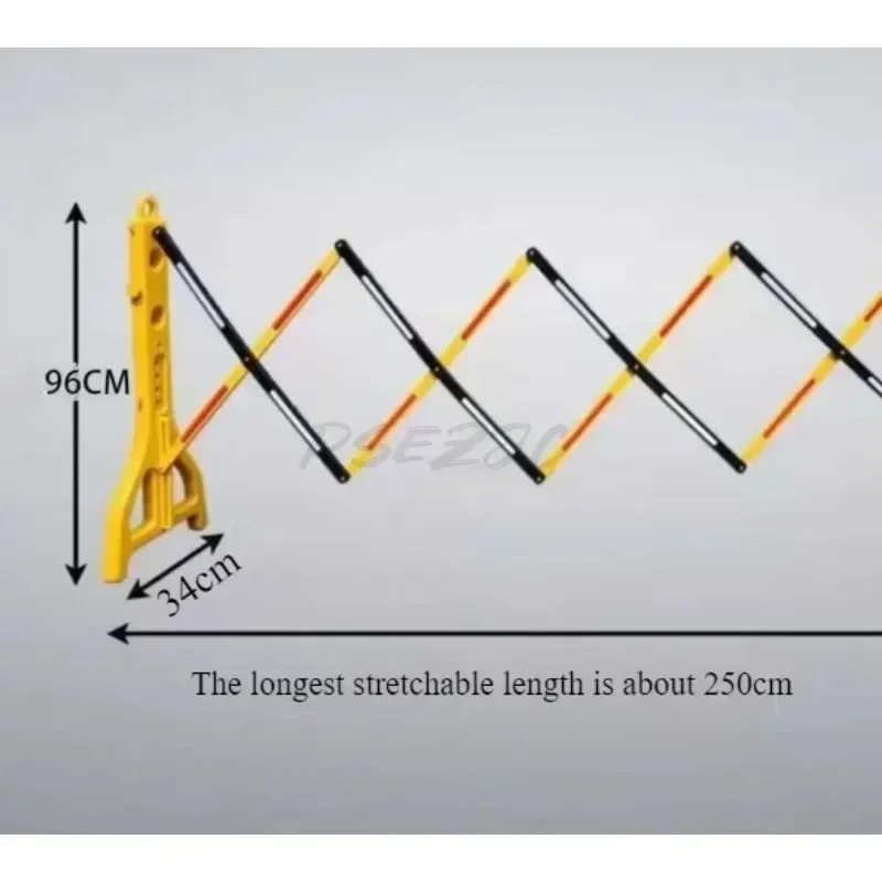 Plastic Folding Telescopic Fence Isolation Insulation Reflective Pole Construction Traffic Protection Fence Warning Portable