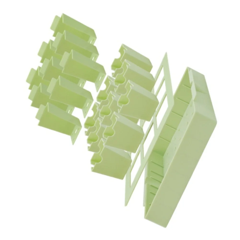 9-Cell Reusable Plant Tray with Lift-Out Handles and Five Drainage Openings per Cell for Consistent Moisture Control
