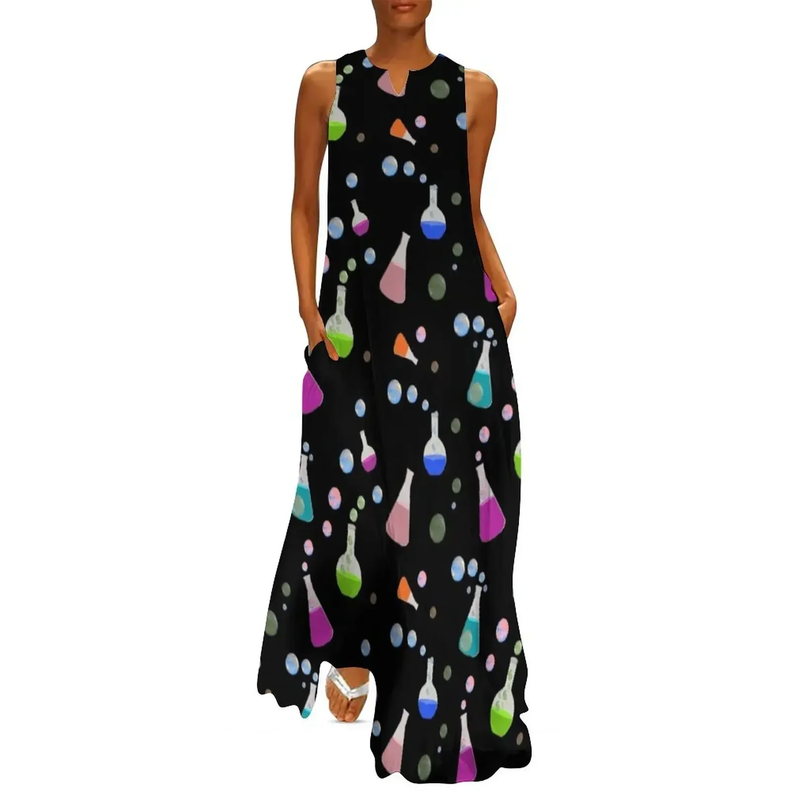 

Chemistry Long Dress Long dresses birthday dress dress summer 2025 women dresses with long sleeves