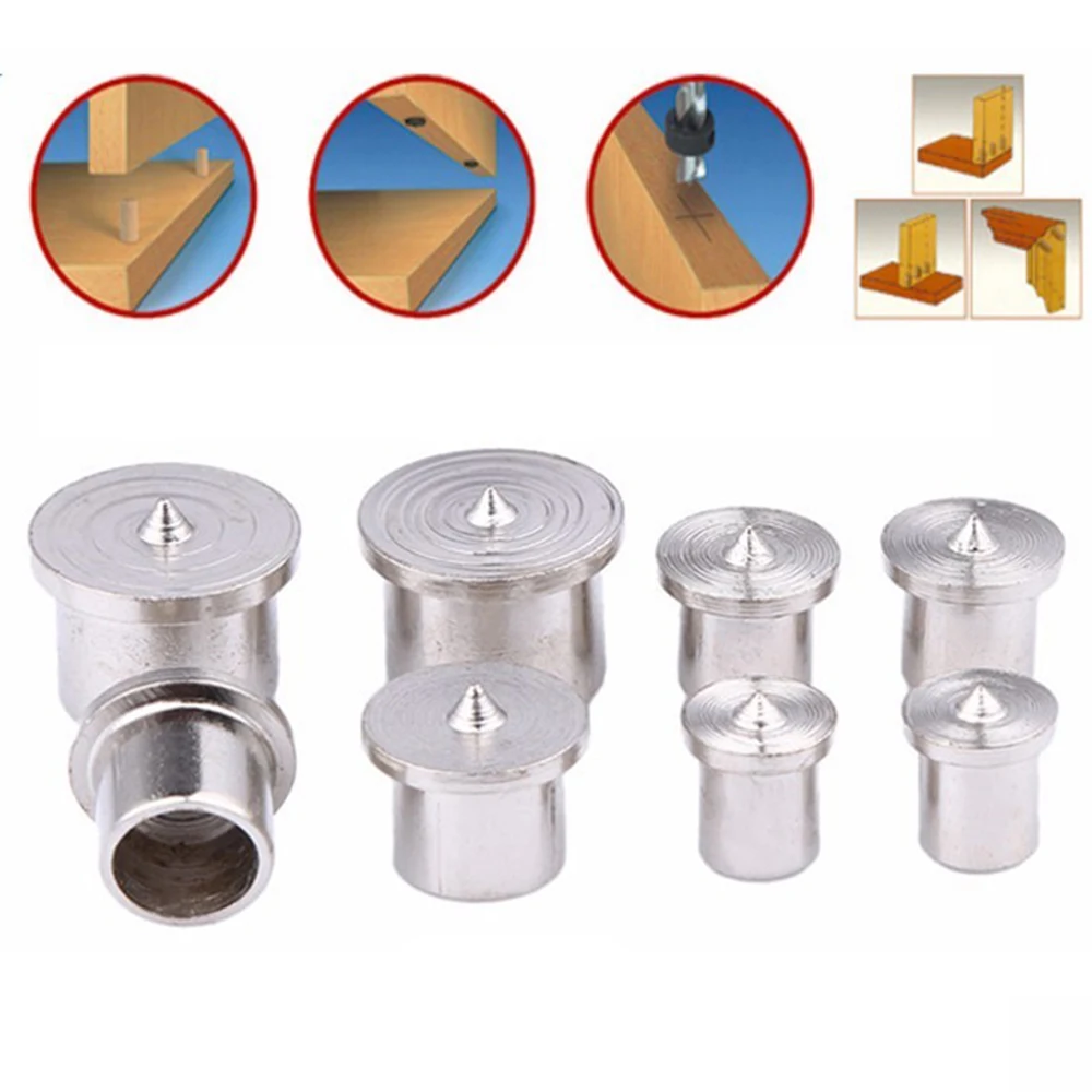 Accessories Useful Locator Tool Wood Timber Woodworking 6/8/10/12mm 8pcs Dowel Centre Point Drill Bits Hollow Repair