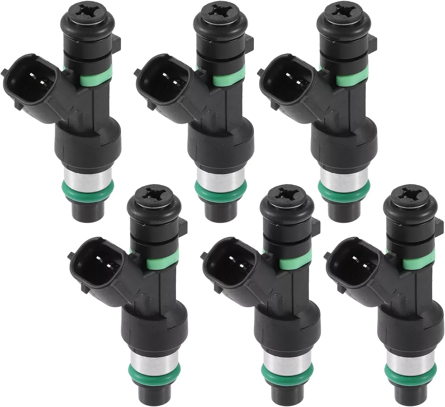 6Pcs Fuel Injectors 16600-JK00A For 2009-2020 Nissan Murano 3.5L V6 Infiniti G25 11-12 2.5 VQ25HR Tean J32 16600JK00A FBY7030