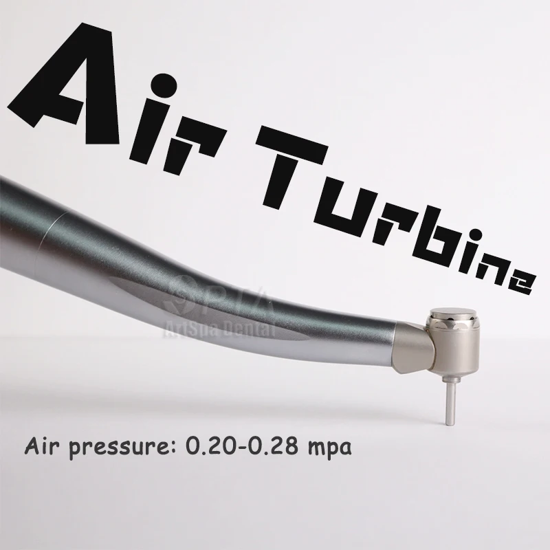 Air Turbine Mini Head LED Dental High Speed Handpiece With Double Lamps Handpiece Medical Supplies For Children Dentist Tool