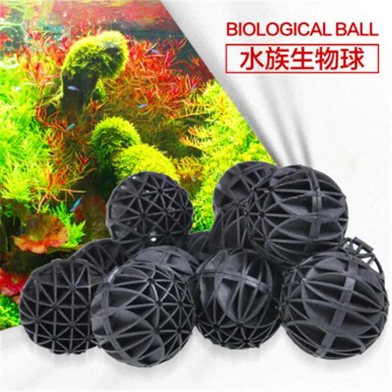 200g Aquarium Bioballs Filter Media Fish Tank Koi Pond Filter Pond Sump Filters Material Biological Ball Aquarium Accessories