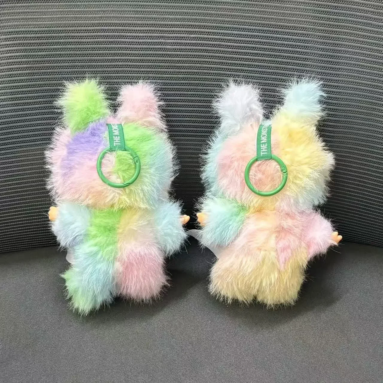 Gradient Color 4.0 Color Light Color  Long Hair Blind Box High Quality Plush Doll Color Random Bag Buckle