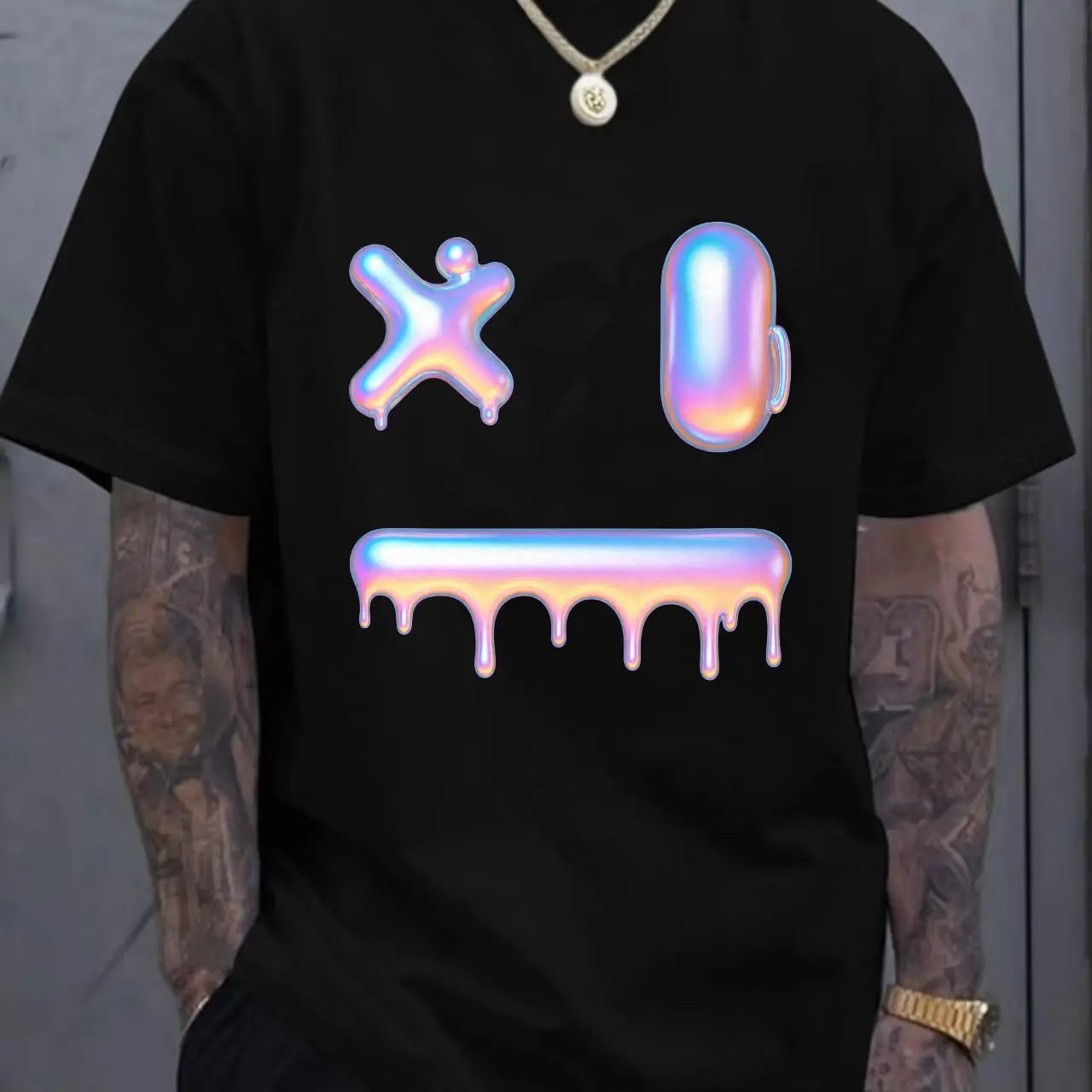 

T-shirt - casual round neck cotton summer short sleeved top pattern for men and women teenagers and men new unisex printed