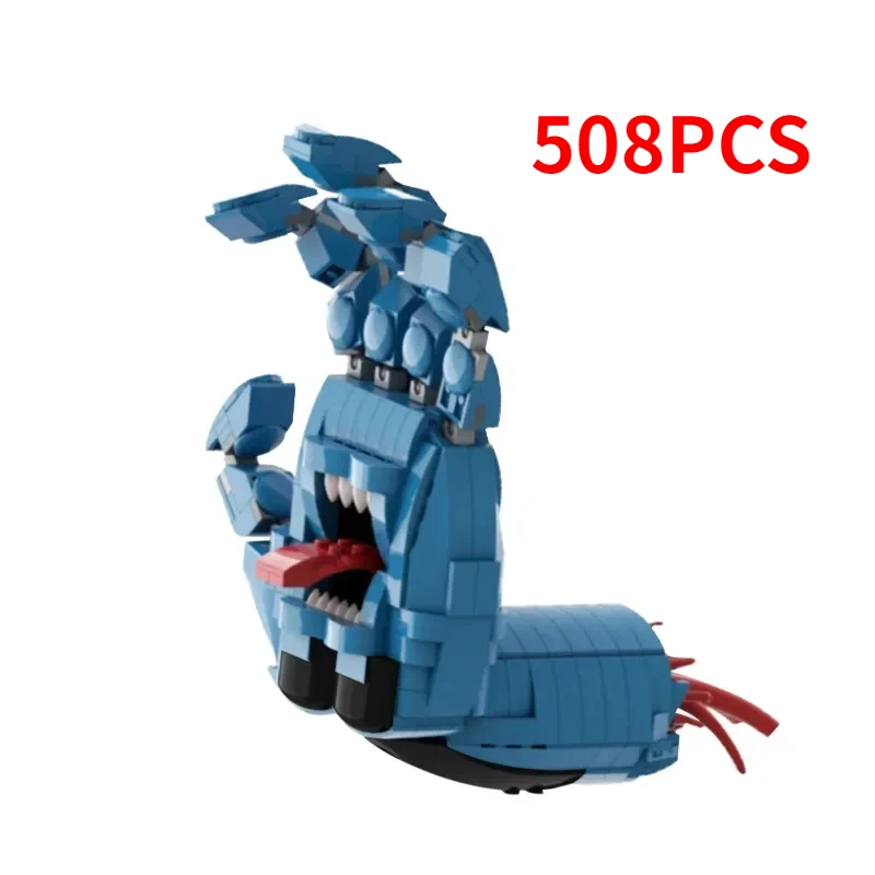 Blue Finger Screaming hands Building Blocks MOC-41630 Creative Spoof Palm Assembly Model Demon Monster Kids Toy Birthday Gift