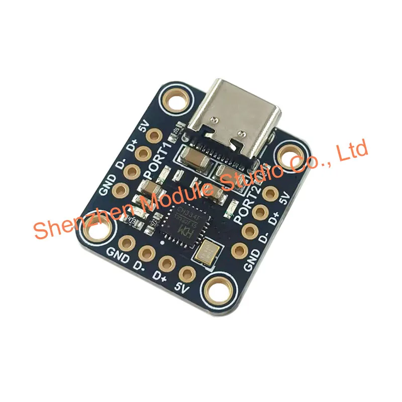 1 SZT. 3 SZT. CH334F Mini 2-Portowy Hub USB Płytka Rozszerzająca Połączenia USB, Wersja Pojedyncza lub Potrójna dla Zwiększonej Łączności — zdjęcie produktu 5