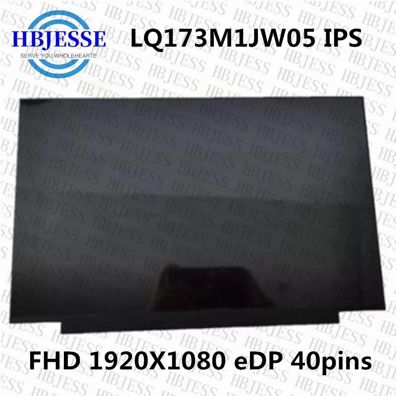 

17.3" FHD Display Panel LP173WFG-SPV3 Fit LP173WFG-SPV2 LQ173M1JW05 EDP 40 Pins 300HZ IPS 100% sRGB Laptop LCD E-sports Screen