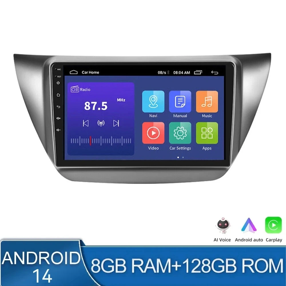

Android 14 Car Radio For Mitsubishi Lancer 9 CS 2000 -2008 2009 2010 BT GPS Navigation Stereo Multimedia Video Player BT DSP RDS