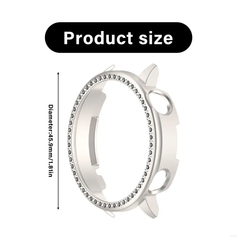 Capas estilo brilhante à prova choques Protetor relógio unissex para assistir