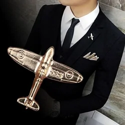 Fashion Brooches Clothes Accessories Aircraft Metal Brooch Pins Plane Enamel ButtonShirt Denim Jacket Collar Lapel Badge Jewelry