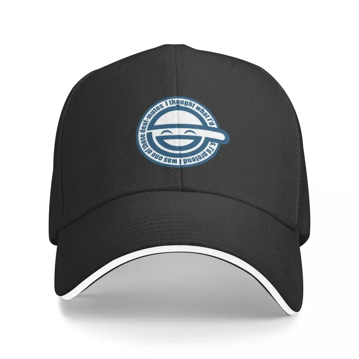 

Laughing Man - GHOST IN THE SHELL Baseball Cap Hat Beach Luxury Hat Horse Hat Caps For Men Women's