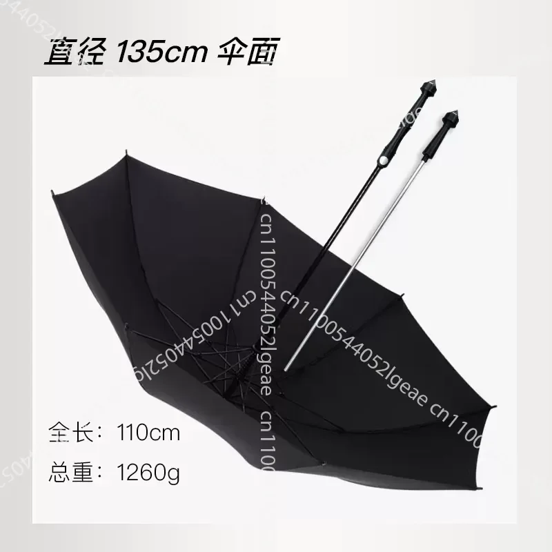 Multifunctional Broken Window Car Safety Hammer Umbrella Weather and Rain Crutches Can Be Pulled Out Self-defense Sword Umbrella