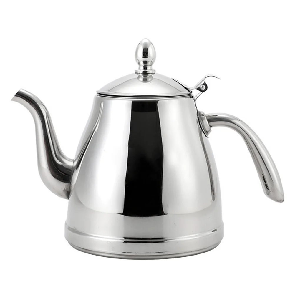 

Stainless Steel Teakettle Long Spout Tea Kettle Household Heating Water Pot Home Kettle for Gas Stove Induction Cooker Easy