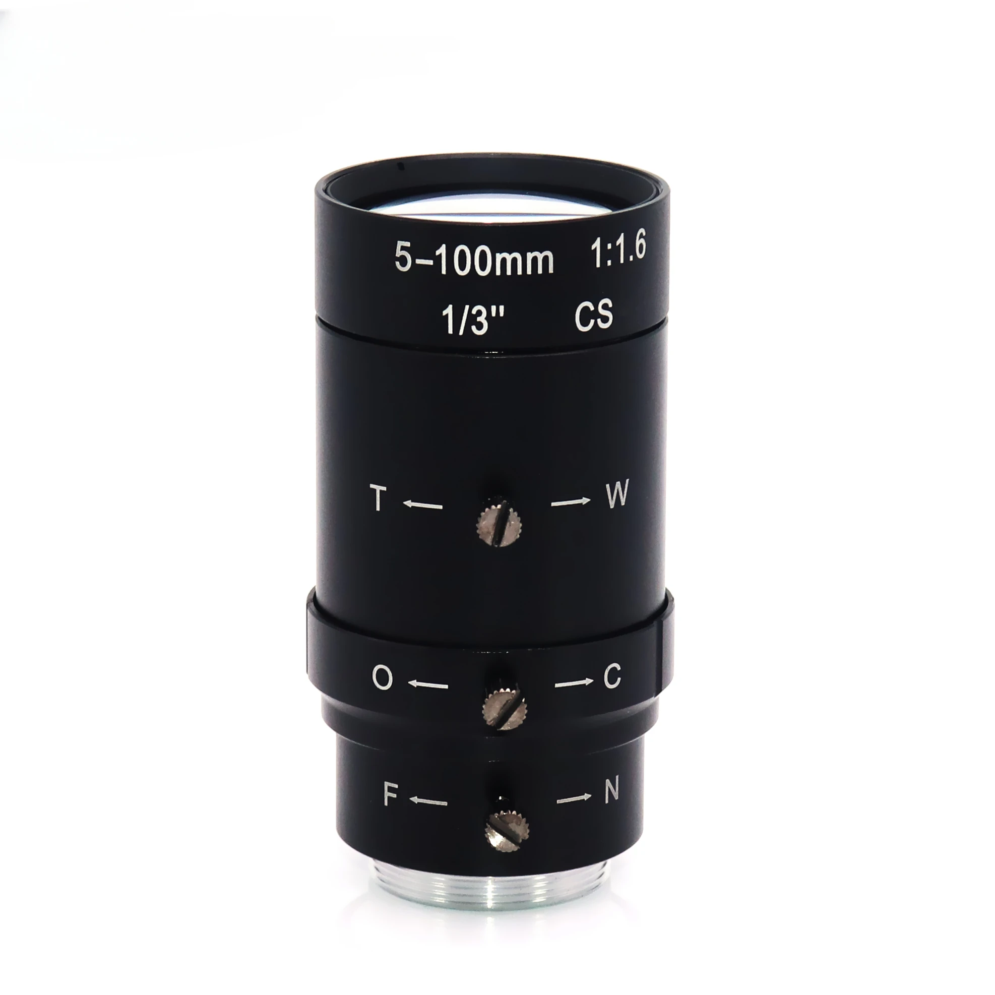 

High definition 5-100mm surveillance lens telephoto, long distance zoom lens, no distortion vision lens CS interface