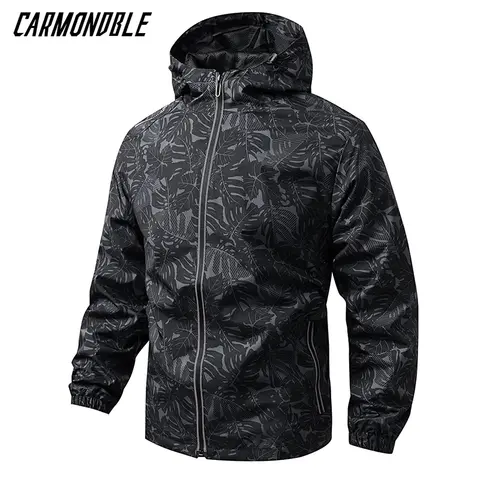 CARMONDBLE 봄 가을 사이클링 Mtb 자켓 남자 산악 자전거 의류 자전거 반사 겉옷 Abbigliamento Motocorss Coat
