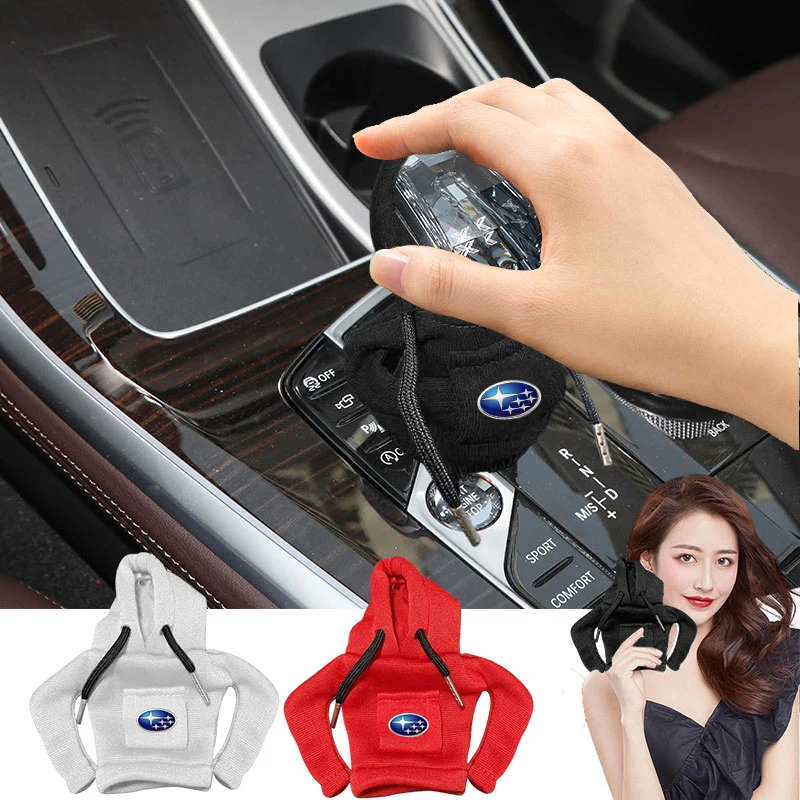 

car Shift Gear Trim Car Interior Decor Plush Decoration For Subaru Impreza Forester Outback Legacy Crosstrek XV Leone WRX BRZ