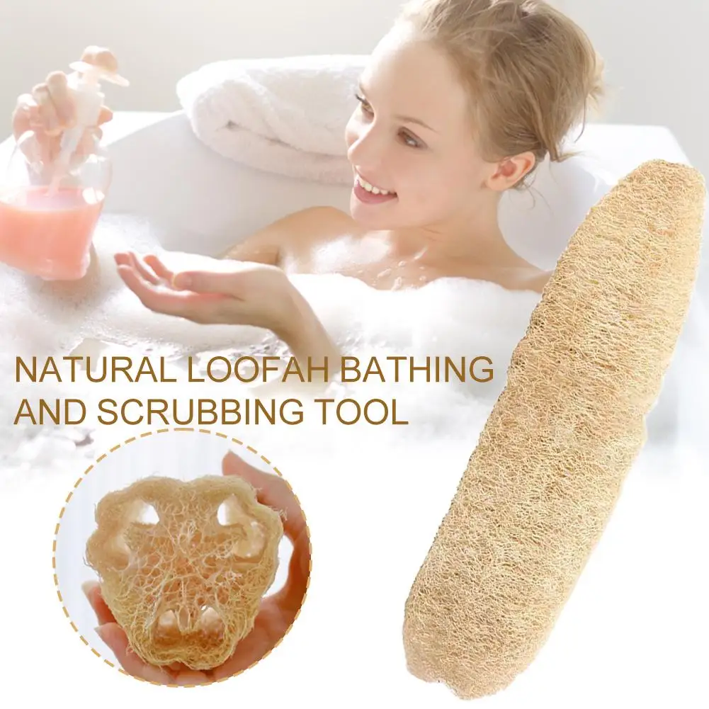 Éponge exfoliante pour le corps, luffa de bain, avec corde, épurateur pour soins de la peau, douche Spa, brosse de bain, nettoyage de la cuisine