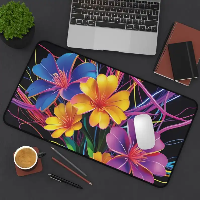 

Vivid Floral Mouse Pad, Non-slip and Waterproof Mouse Pad, Office Gaming Desk Decorative Mat, Is The Perfect Gift for Friends.