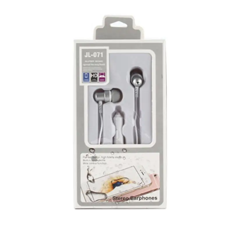 3.5Mm Directe Plug-In Bedrade Earphonein-Earheadset Oproep Beantwoorden En Beëindigen Knop Ontwerp Hot Koop Groothandel