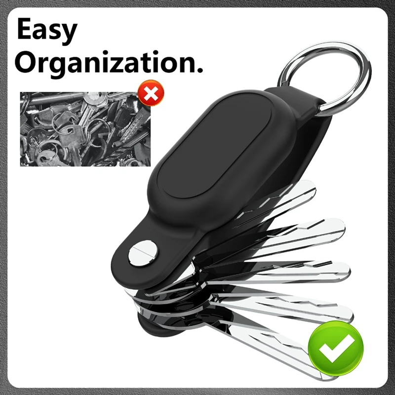 Smart-Silicone Cover For Samsung Galaxy Smarttag2 Tracker Case Keychain Anti-Lost Protective Case With Key Ring