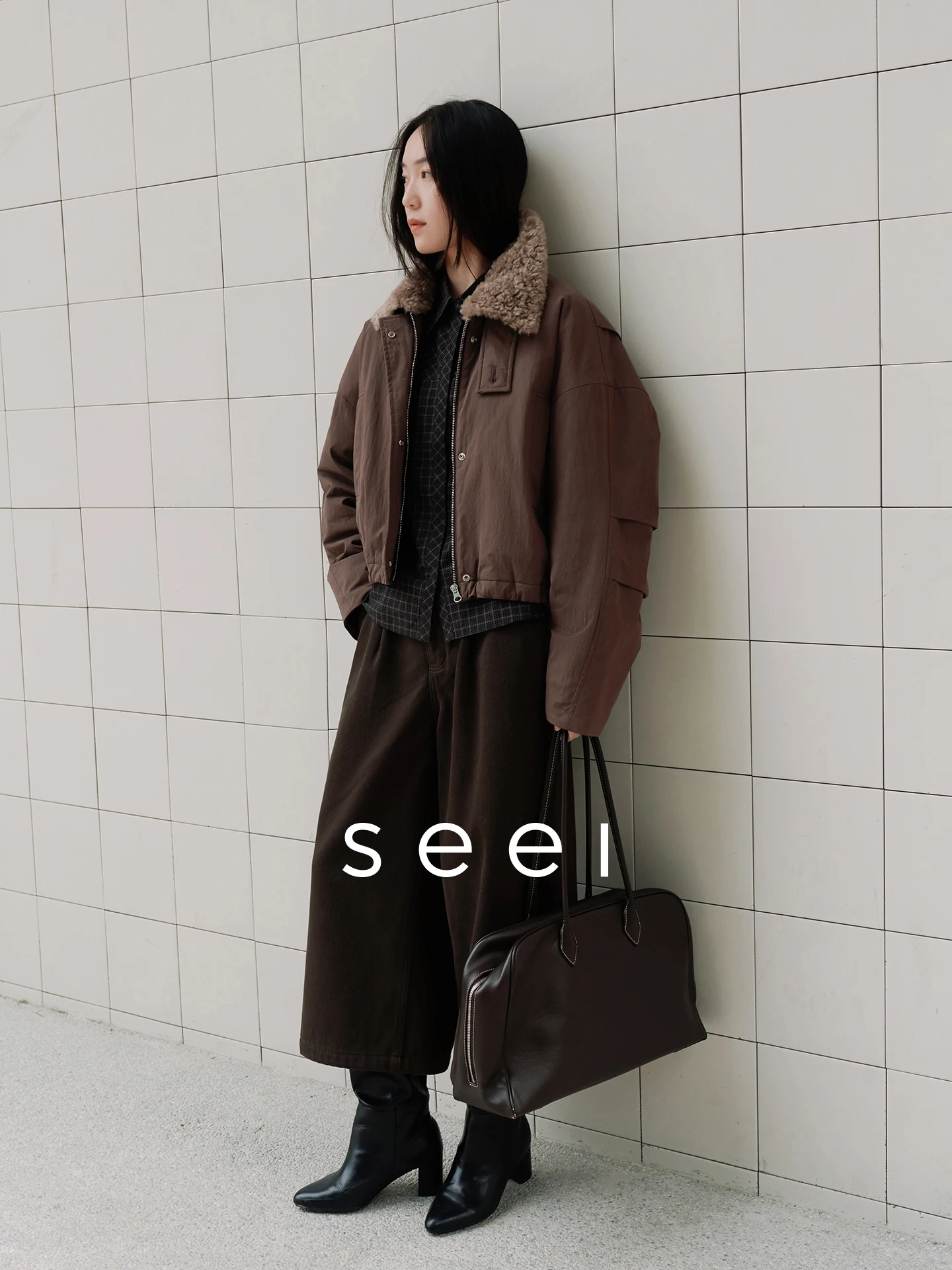 

Thiened Full Wool Filling Lamb Fur Collar oulder Drop Dstring Jaet Cotton Outerwear Women Winter Long Sve Zipper