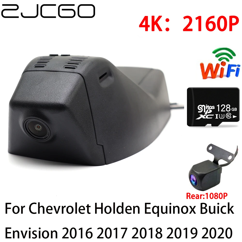 

ZJCGO 4K Car DVR Dash Cam Wifi Front Rear Camera 2 Lens 24h for Chevrolet Holden Equinox Buick Envision 2016 2017 2018 2019 2020