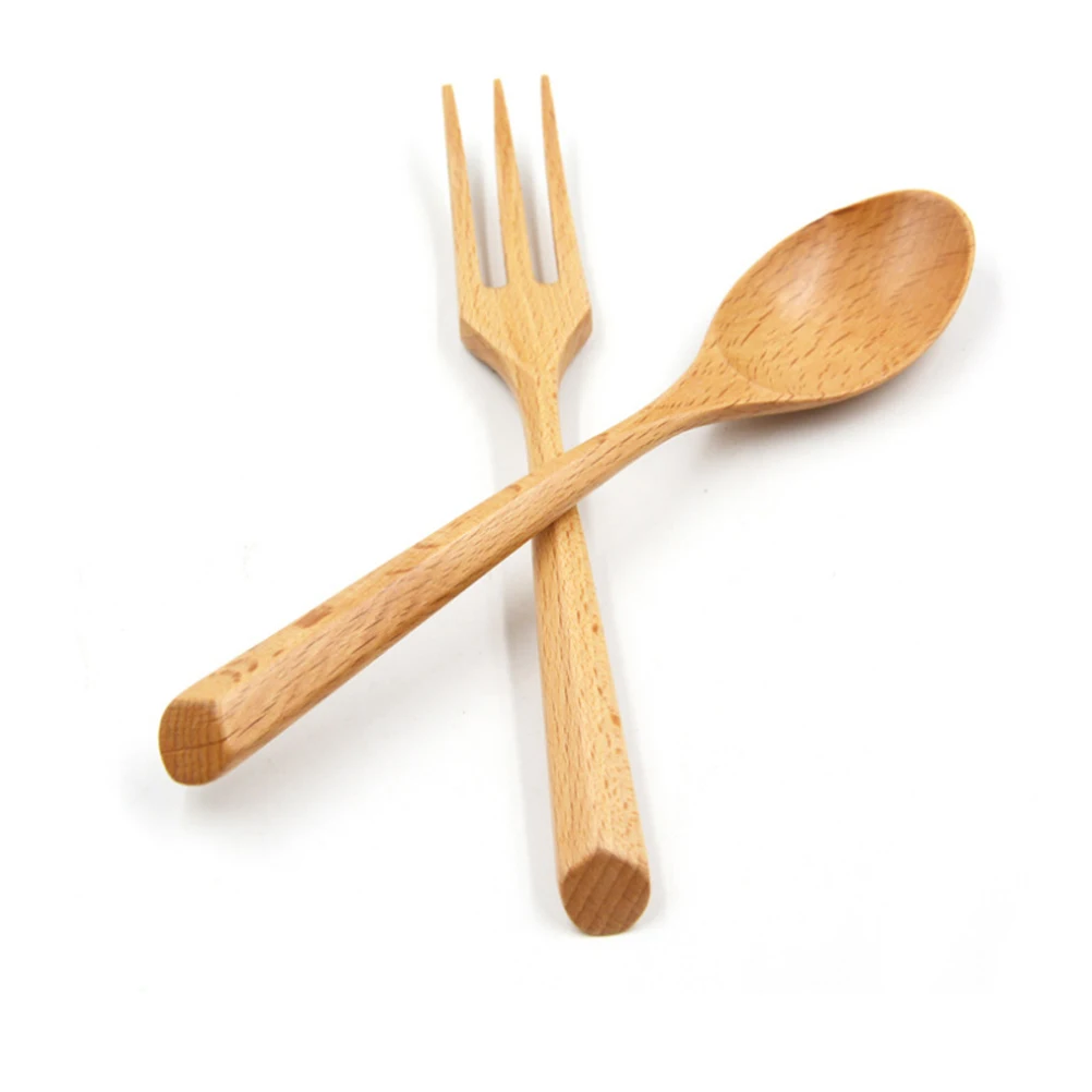 

Beech Wood Spoon Natural Wooden Dinner Spoon Smooth Handle Soup Scoop For Rice Porridge Hot Pot Japanese Chinese Food