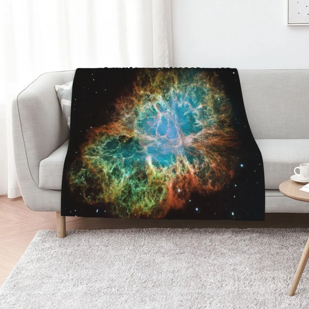 

Crab nebula Throw Blanket Luxury Designer Luxury Thicken Warm Decorative Beds Blankets