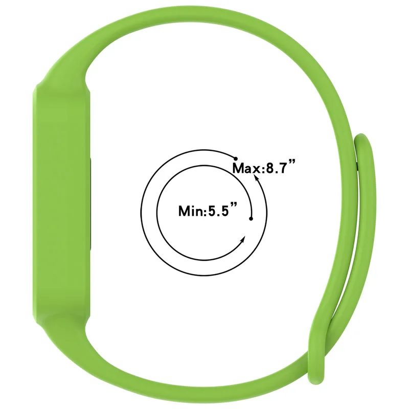 Silikonowy pasek do paska Redmi 3 Xiaomi Wodoodporny sportowy pasek do inteligentnego zegarka do aktywnych akcesoriów Xiaomi Smart Band 9 Opaska na nadgarstek