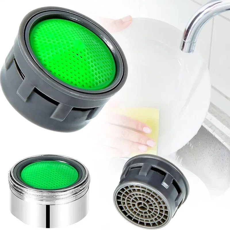 10 قطعة مرشح حوض الحنفية-مهوية الحنفية-صنبور البلاستيك إدراج استبدال فوهة تصفية-قطع غيار مقيد تدفق الصنبور