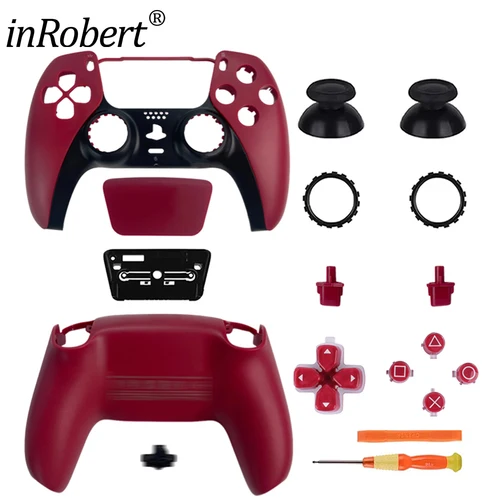 Imagen 1 del producto Carcasa de repuesto nueva para PS5, carcasa de controlador de repuesto DIY, funda para controlador PS5 BDM-010/020/030/040/050