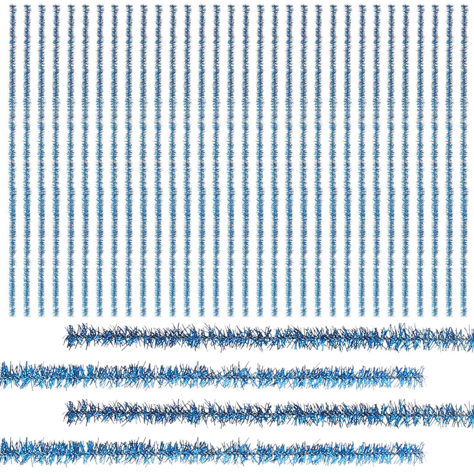 

100Pcs 30cm Length DIY Twisted Stems Kids Creative Gift Educational Craft Material Party Favors Xmas Decoration Red