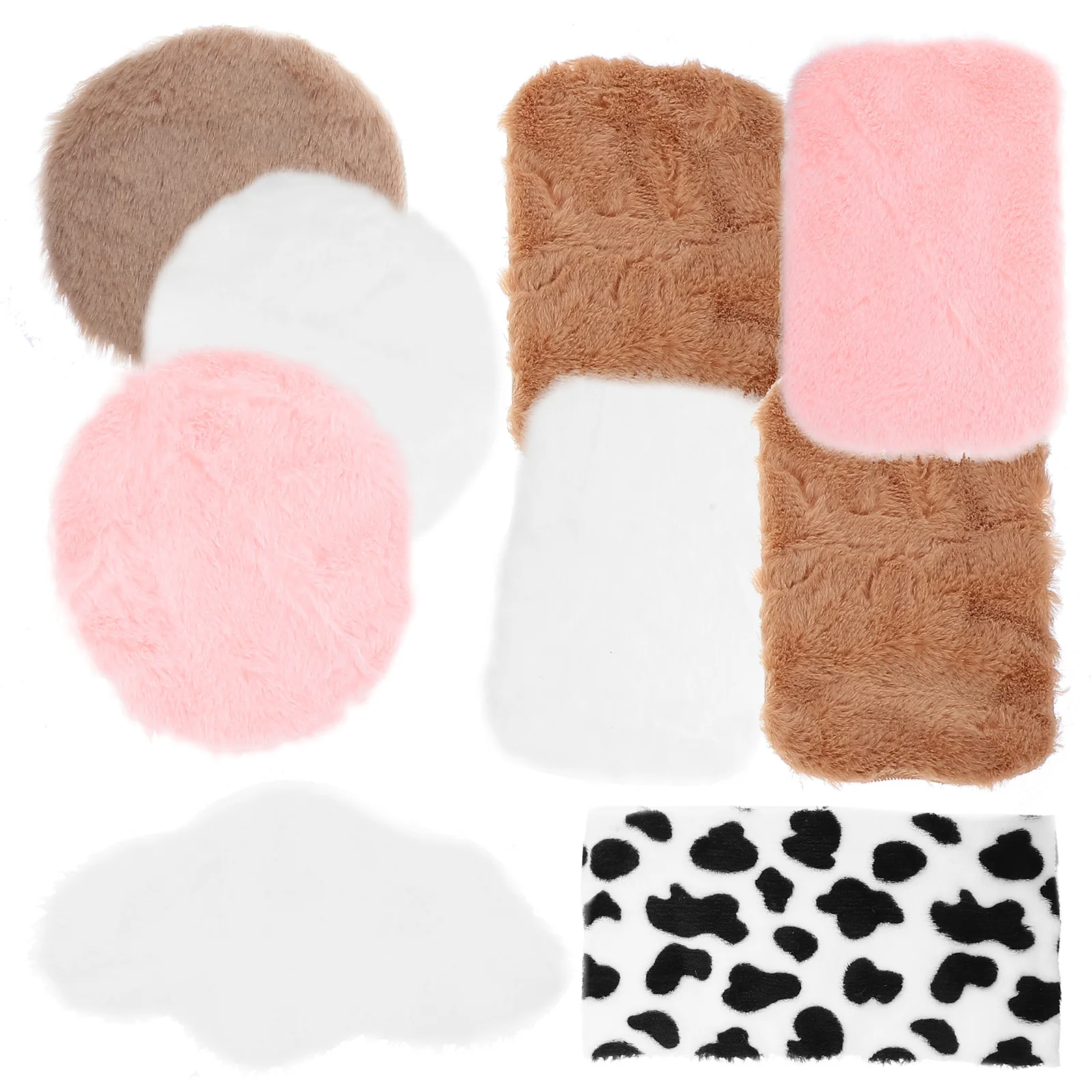 

9pcs Miniature Carpet Random Color Tiny Rugs for House Decoration Living Bedroom Accessories Realistic Models