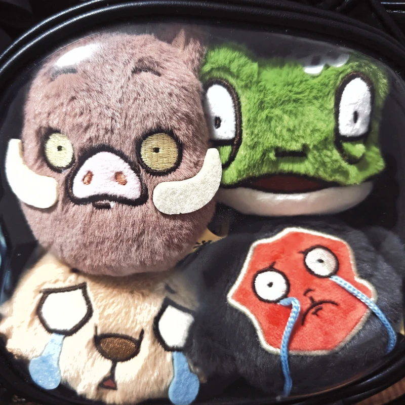 Niemand Anime Peripheriegeräte Kawaii Mini Xiao Zhuyao Plüsch Cartoon Charakter Puppe Trendy Rucksack Dekorationen Spielzeug Freund Urlaub Gif