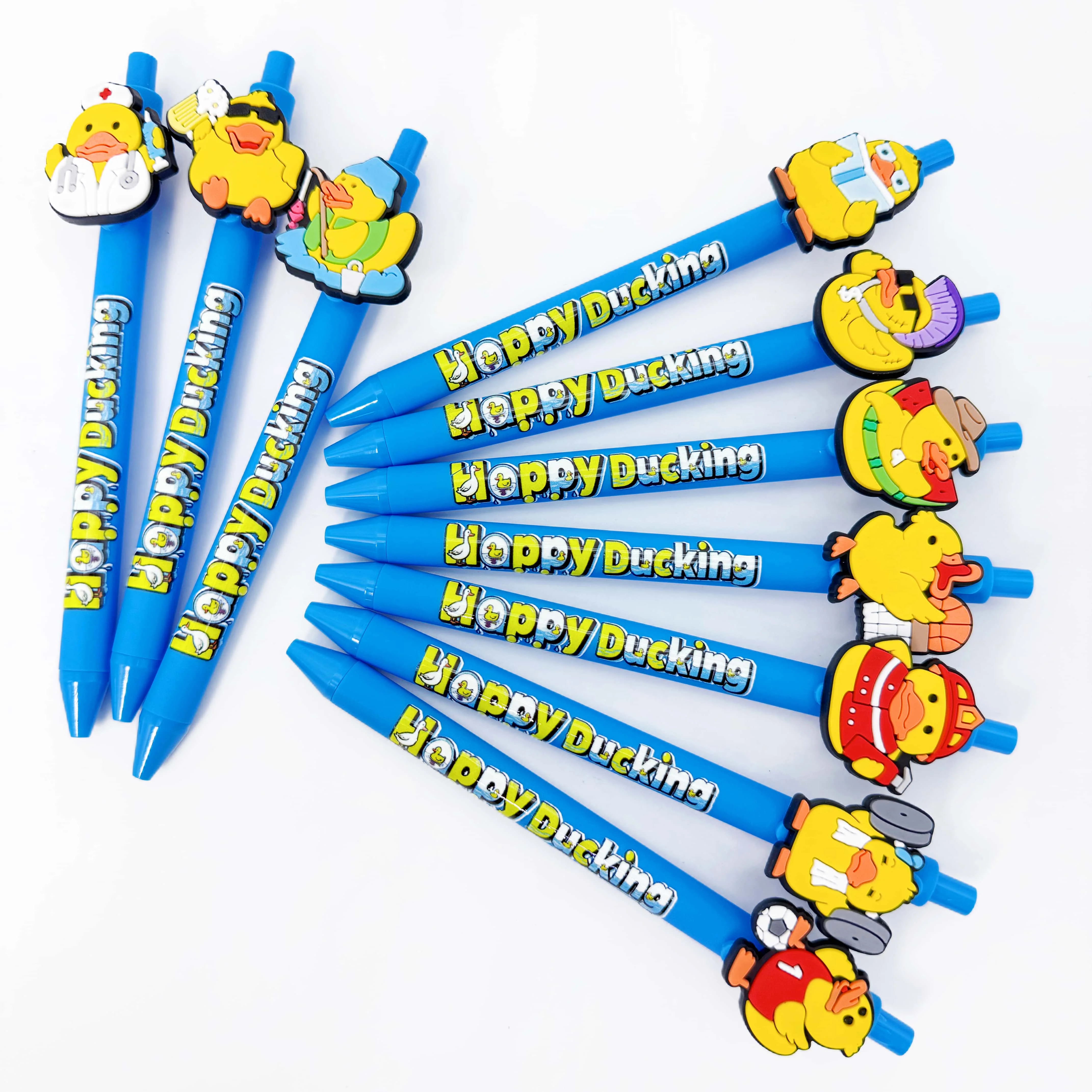 10 szt./15 szt. Długopis z motywem małej żółtej kaczki, długopis z motywem zwierzęcym, długopis do pisania dla uczniów, długopis do podpisywania