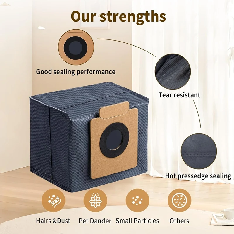 掃除機用スペアパーツ,メインサイドブラシ,モップクロス用フィルター,ダストバッグ用アクセサリー,eufy x10,x10 pro,omniと互換性があります