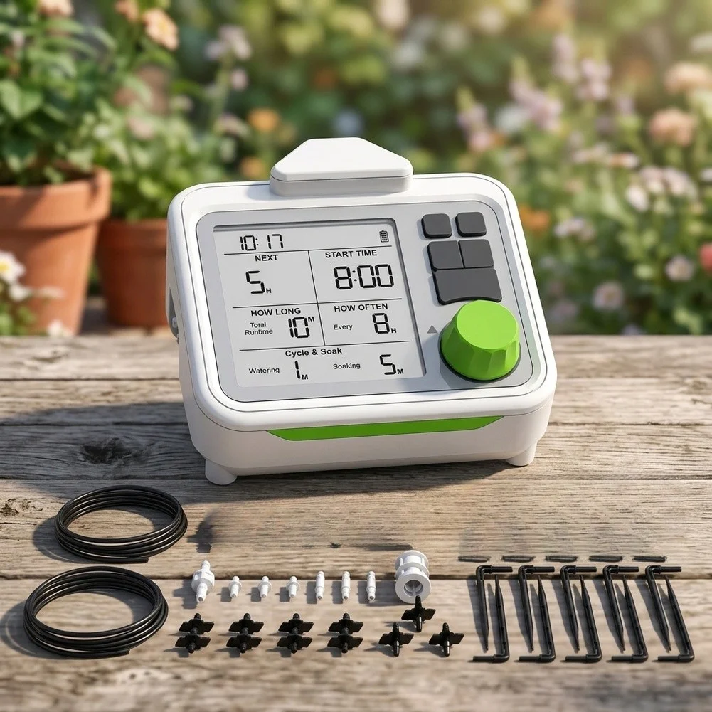 drip-irrigation-kit-for-indoor-plants-automatic-watering-system-for-up-to-for-20-pots-plastic-white-construction