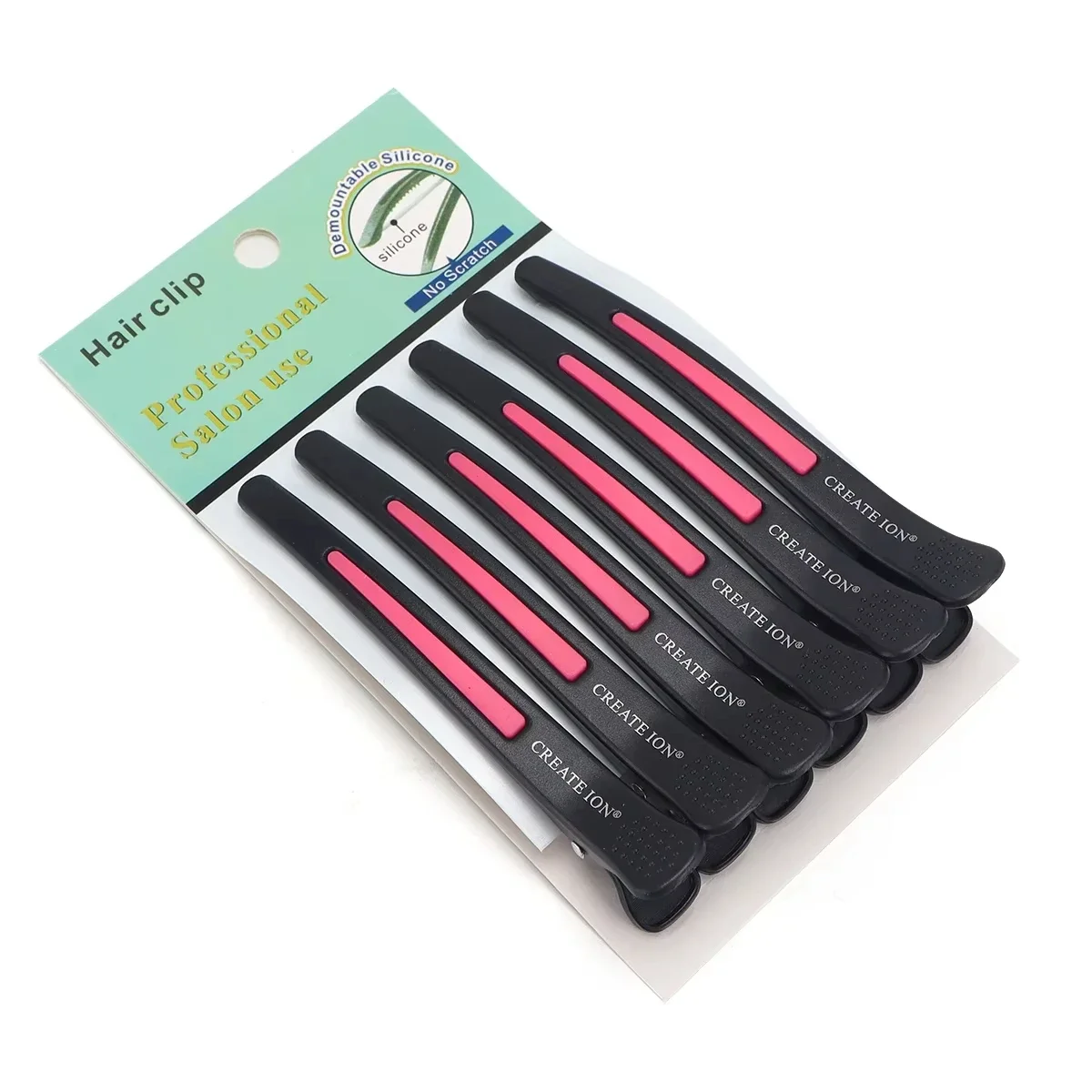 

6 шт., заколки для волос из кожи аллигатора, бесследные парикмахерские зажимы, когти, секция, парикмахерская, инструменты для укладки красоты, аксессуары для заколок