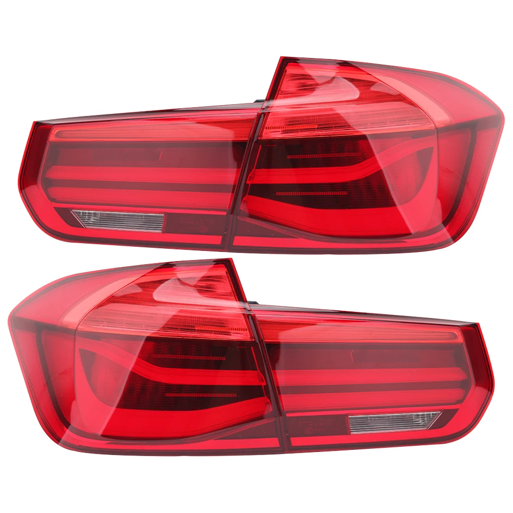  F30 テールランプ 4個セット 赤 BMW 3シリーズ,f30,f35,f80,2014, 2015-19,ダイナミックターンシグナル