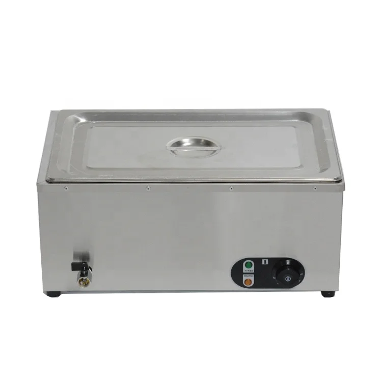 

Buffet Food Warmer Stainless Steel Steam Table with Temperature Control for Restaurants Bain Marie
